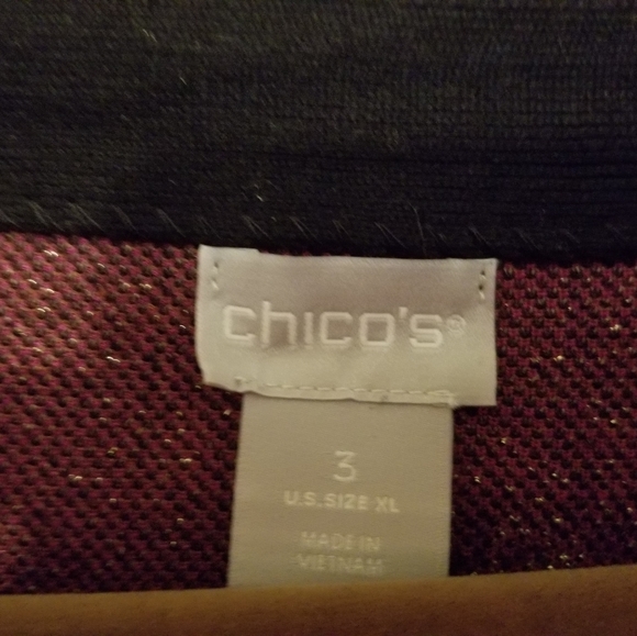 Chicos Touch Of Cool Wedge Tunic Sweater size 3 XL - Picture 2 of 5